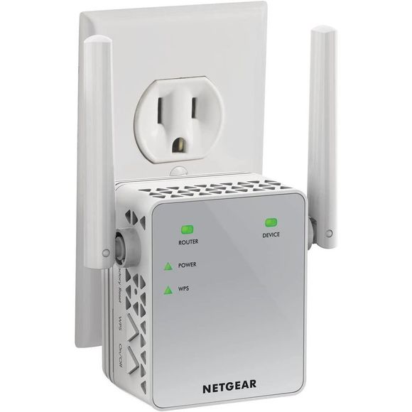 NETGEAR Wi-Fi Range Extender EX3700 Coverage 1000 Sq Ft and 15 Devices w/ AC750 - Picture 2 of 6